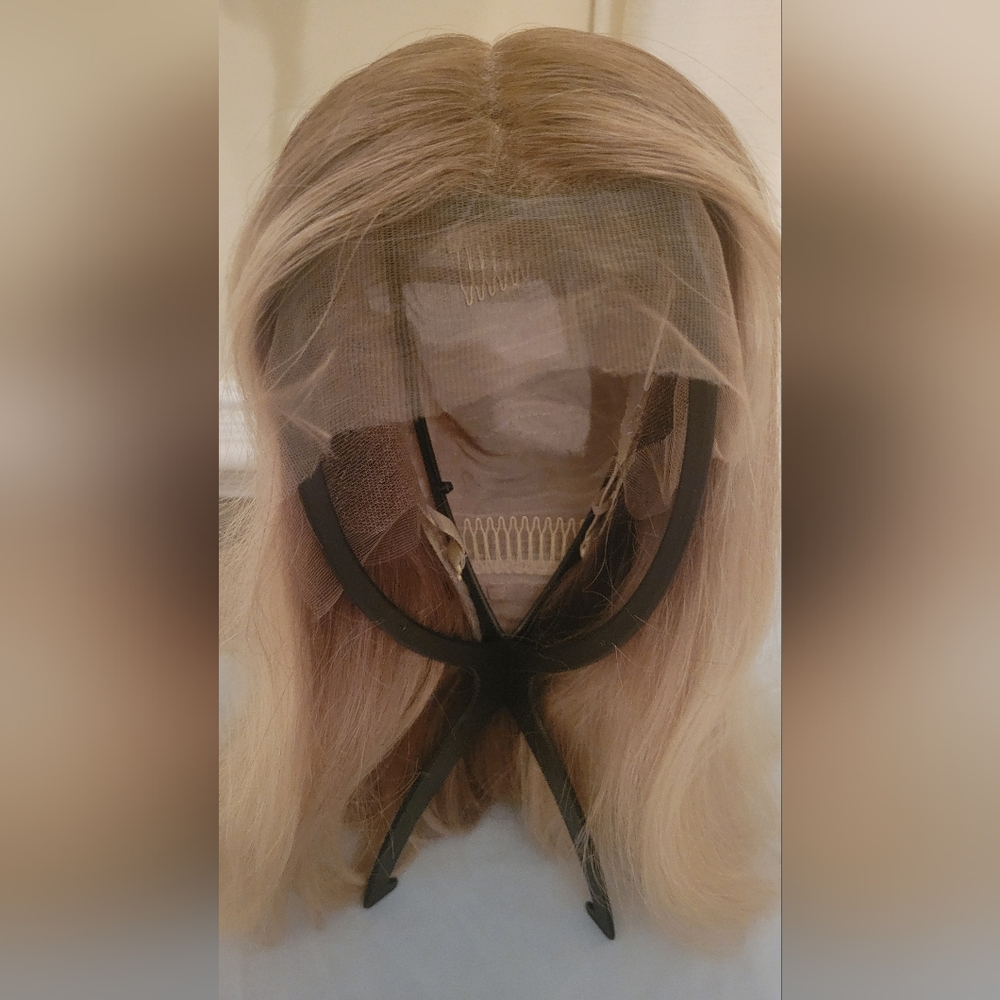 NEW Eniola "Kristy" Blonde Human Hair Wig - Picture 10 of 17